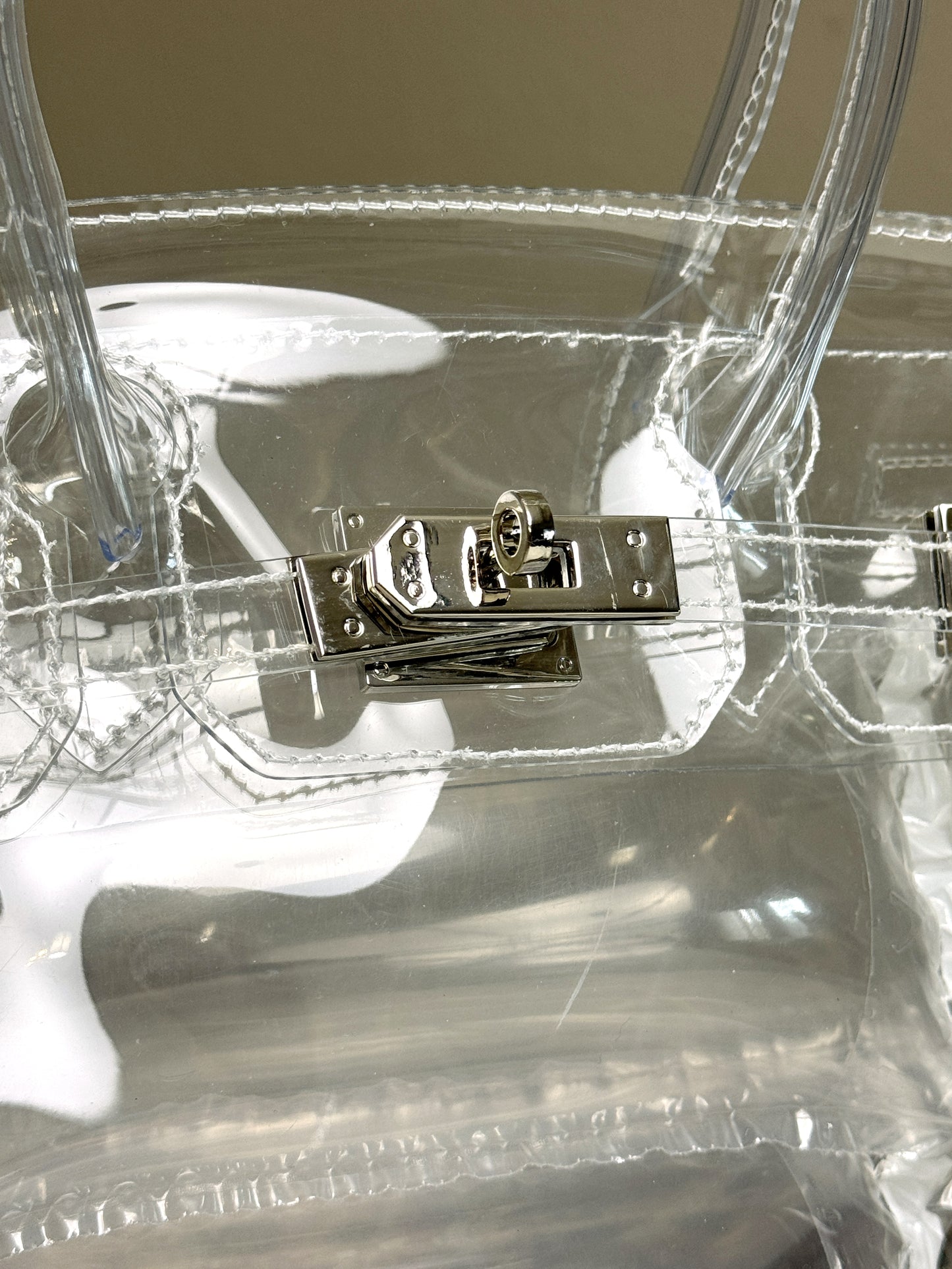 Clear Stadium Concert Bag | Clear Handbag | Stadium Approved | Top Handle Crossbody Bag | Gifts for Hers