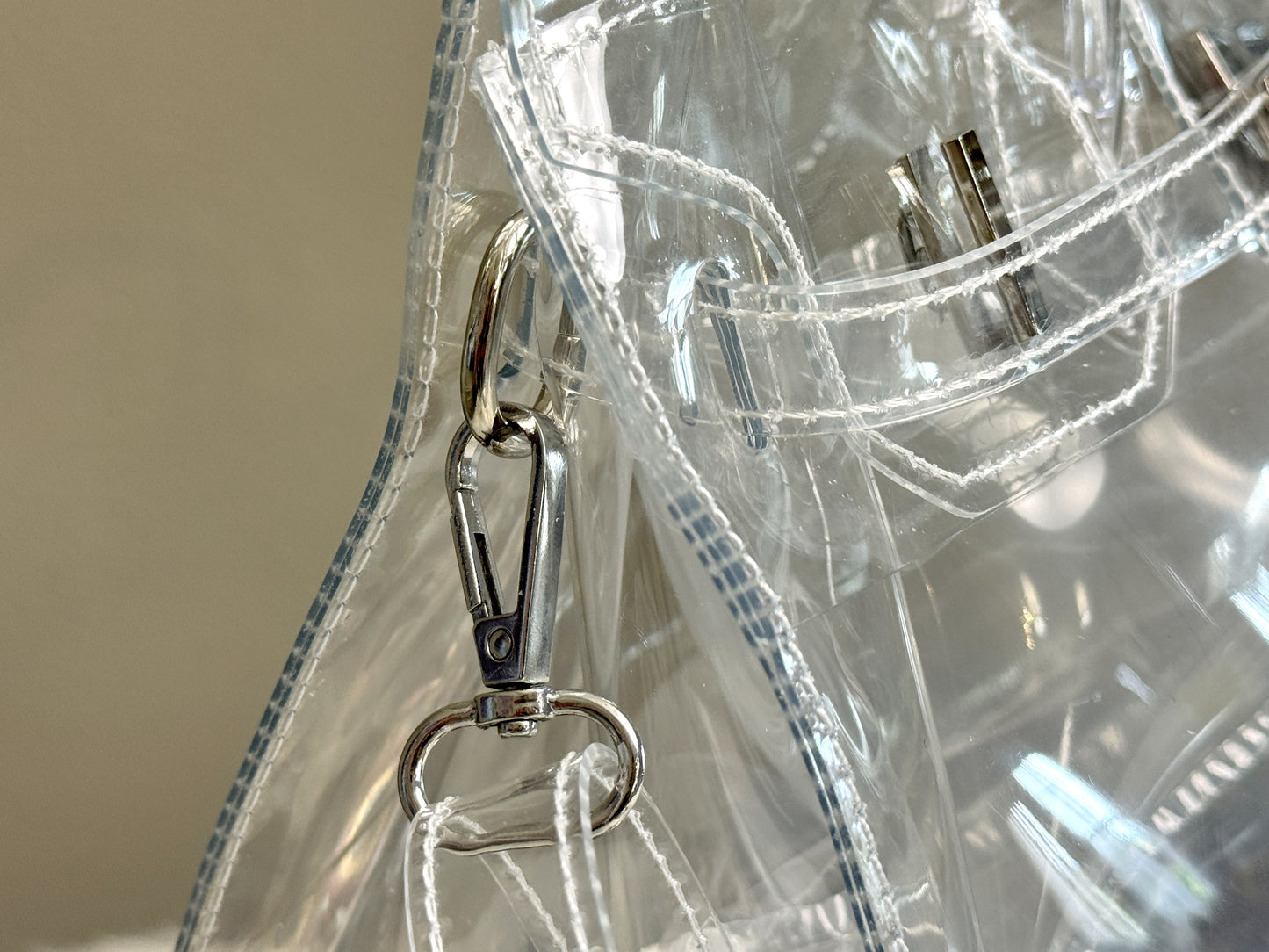 Clear Stadium Concert Bag | Clear Handbag | Stadium Approved | Top Handle Crossbody Bag | Gifts for Hers
